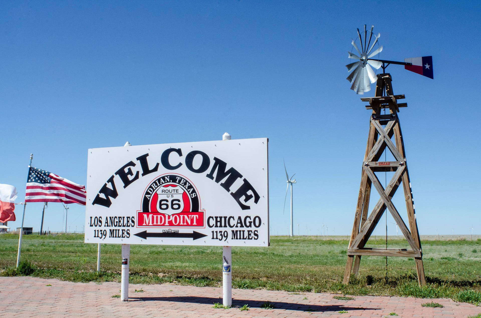 Midpoint on Route 66 - Adrian, Texas